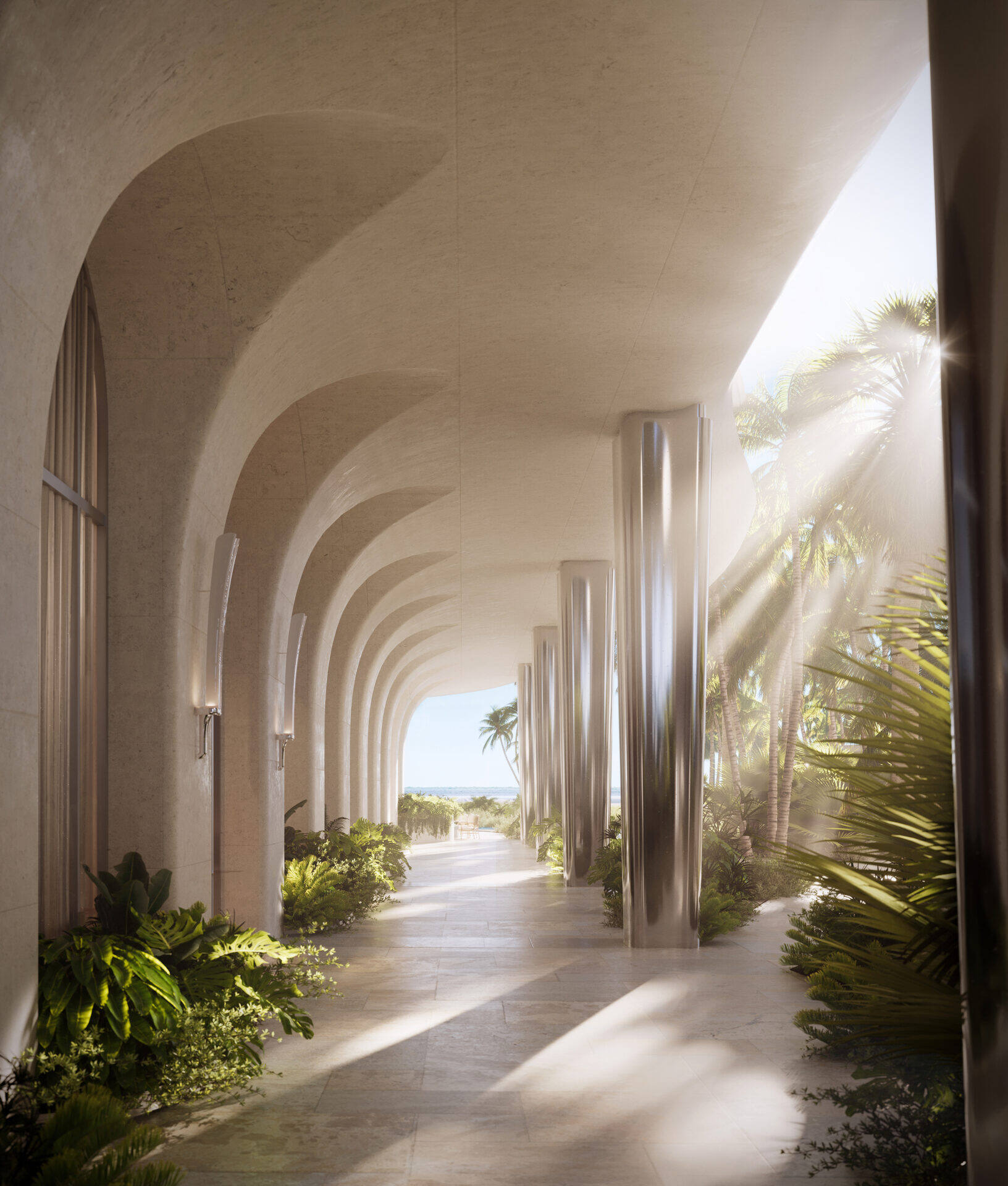 Architectural colonnade